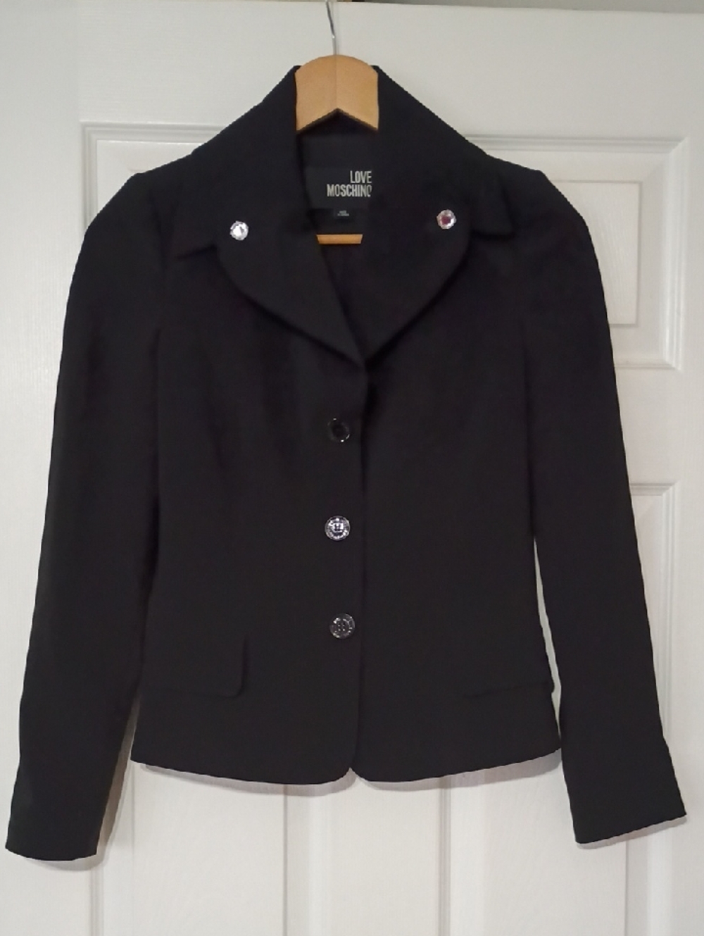 Love Moschino Crystal Embellished Blazer